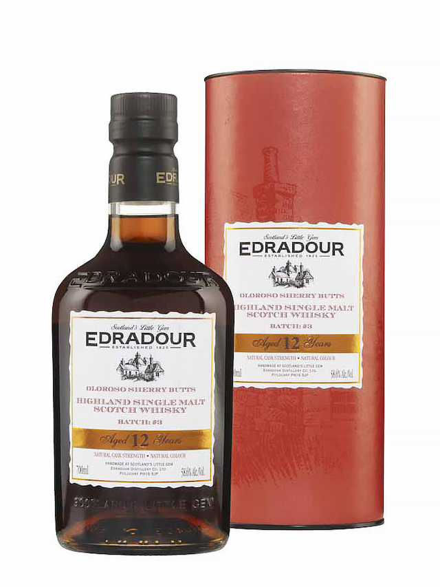 EDRADOUR 12 ans Cask Strength 1st fill Sherry Oloroso - secondary image - Highlands