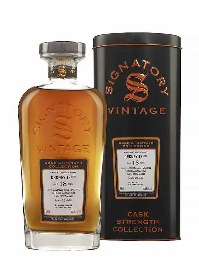 SECRET ORKNEY 18 ans 1st fill Oloroso Sherry Butt CS Collection Signatory Vintage - visuel secondaire - Whiskies d'exception