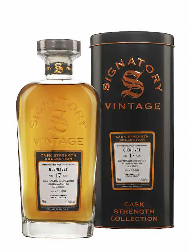 GLENLIVET 2006 1st fill Oloroso Sherry Butt CS Collection Signatory Vintage - secondary image - Origins countries