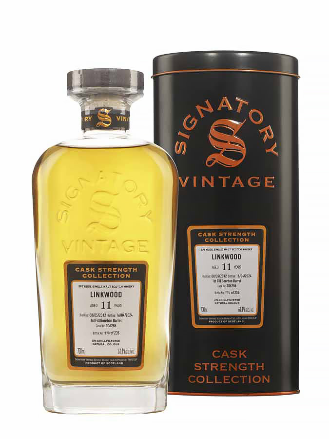 LINKWOOD 2012 1st fill Bourbon CS Collection Signatory Vintage - main image