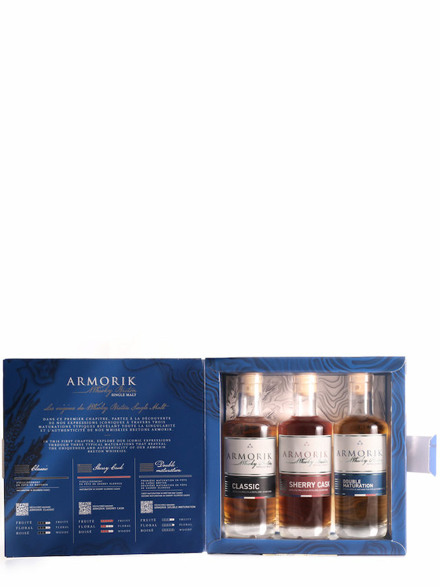 ARMORIK Coffret Coeur de Gamme 3 x 20 cl - secondary image - Whiskies gift boxes