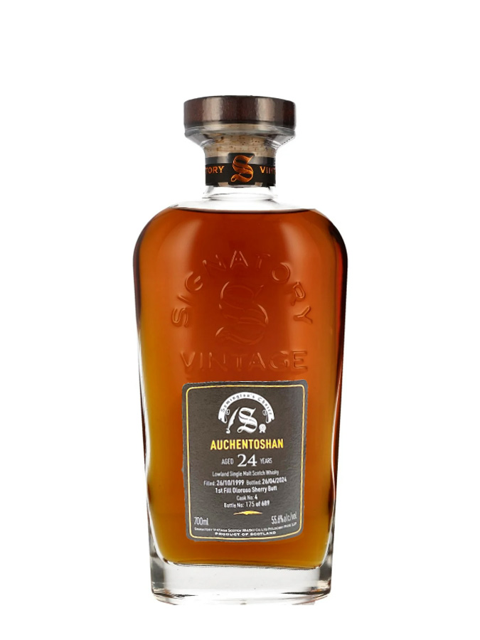 AUCHENTOSHAN 24 ans 1999 1st Fill Sherry Butt Symington's Choice Signatory Vintage - main image