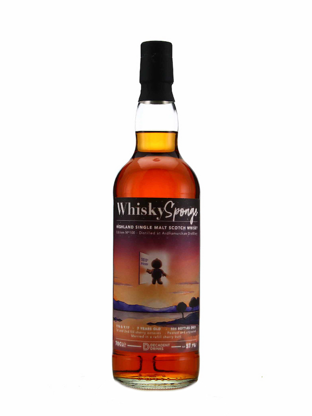 ARDNAMURCHAN 7 ans Whisky Sponge No.100 D.D. - visuel secondaire - Whiskies écossais tourbés