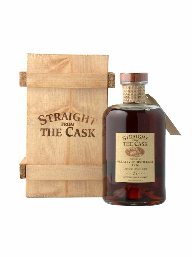 GLENLIVET 25 ans 1976 Straight from the Cask Signatory Vintage - secondary image - Rare