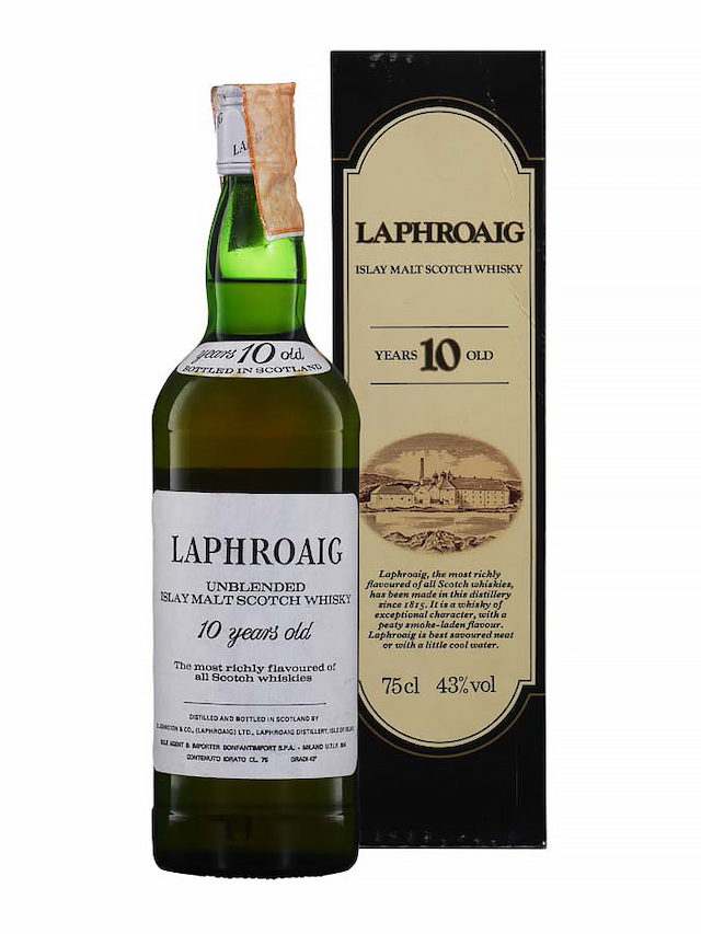 LAPHROAIG 10 ans Unblended Bonfanti - secondary image - Independent bottlers - Whisky