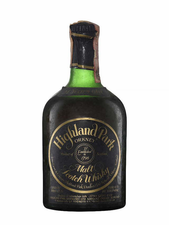 HIGHLAND PARK 21 ans 1959 Dumpy Bottle Rotation 1980 - visuel secondaire - Les Whiskies