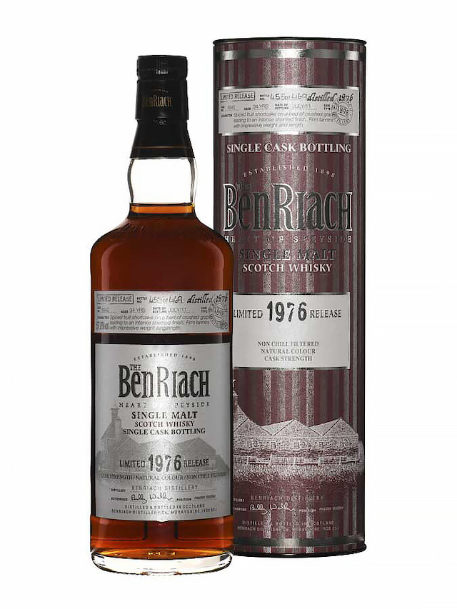 BENRIACH 34 ans 1976 Classic Speyside Batch 8 - secondary image - Rare scotch whiskies