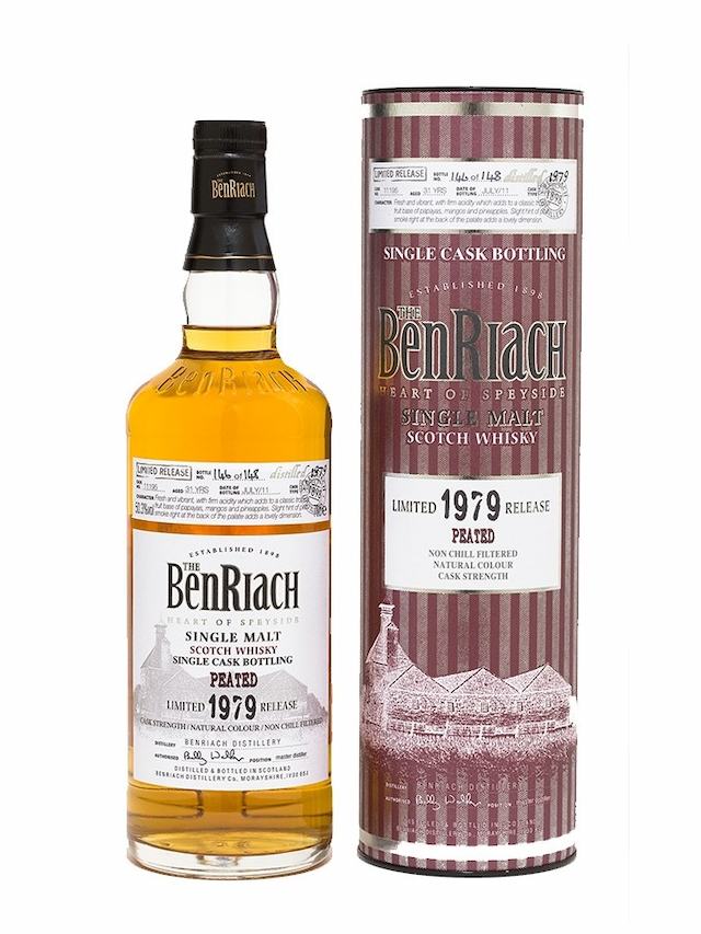 BENRIACH 31 ans 1979 Peated Batch 8 - secondary image - Sélections