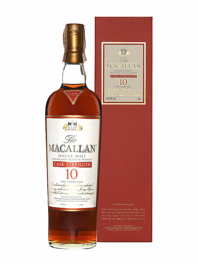 MACALLAN (The) 10 ans Original Cask Strength - visuel secondaire - Whiskies du Monde