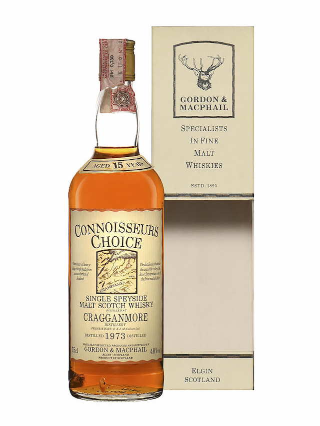 CRAGGANMORE 15 ans 1973 Connoisseurs Choice Old Map Label - secondary image - Single Malt