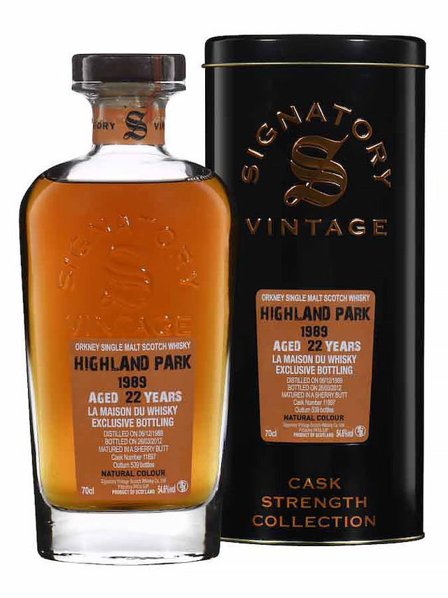 HIGHLAND PARK 22 ans 1989 Orange P.717U Signatory Vintage - visuel secondaire - Les Whiskies