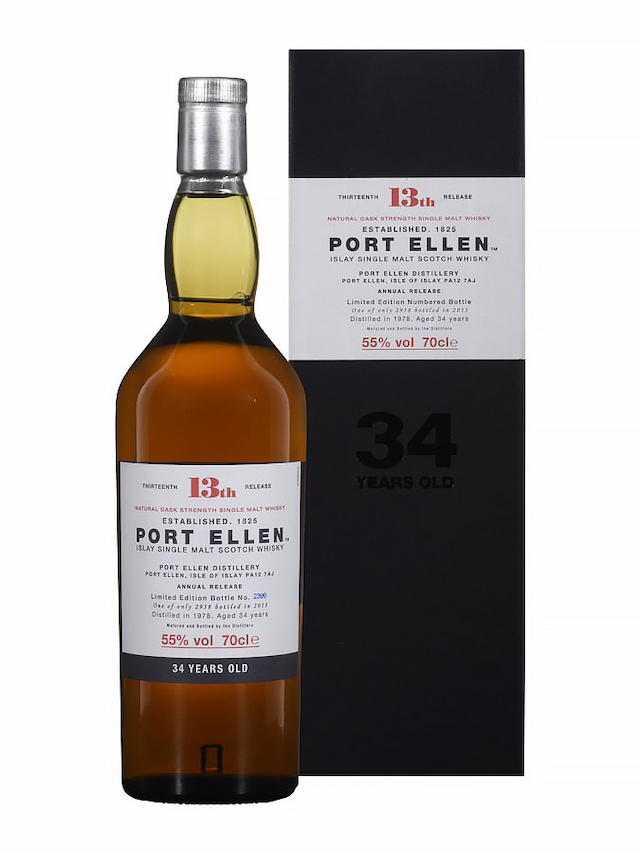 PORT ELLEN 34 ans 1978 13th Release Limited Edition Of