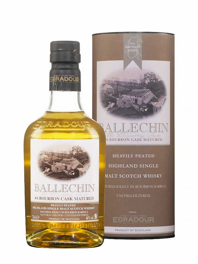 BALLECHIN # 6 Bourbon Cask Matured Signatory Vintage - secondary image - Whiskies