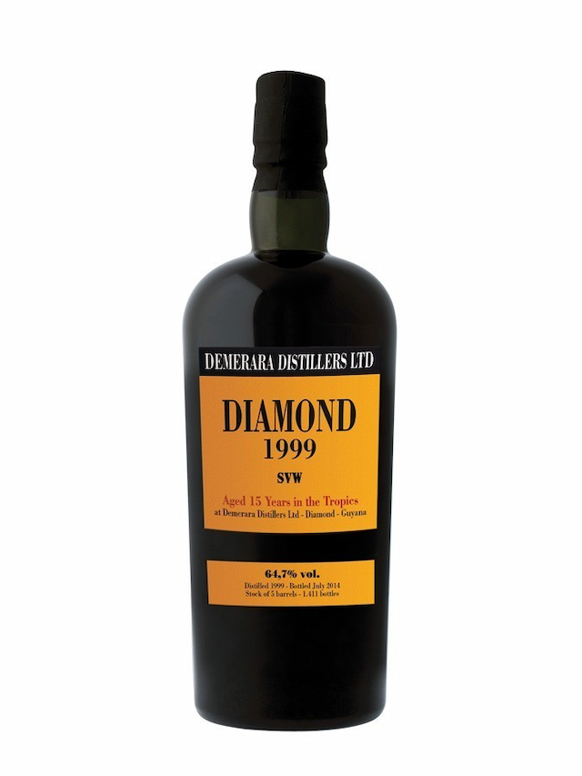 DIAMOND 15 ans 1999 Demerara SVW One of 1411 bottles, edition 2014 - visuel secondaire - Les Whiskies Rares