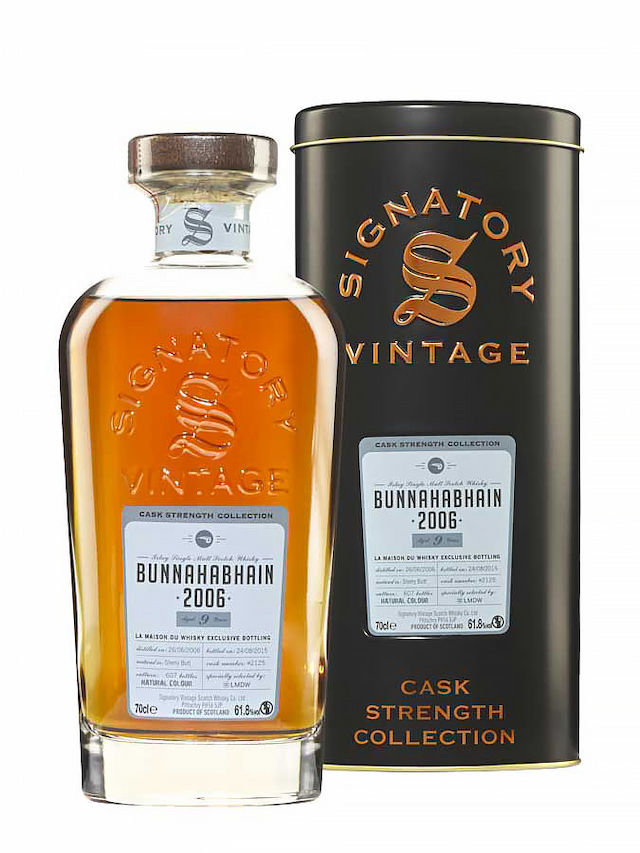 BUNNAHABHAIN 9 ans 2006 First Fill Sherry Signatory Vintage - secondary image - Cask Strength Collection