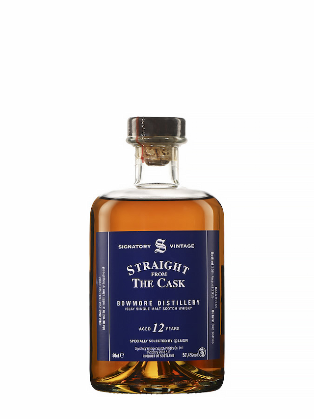 BOWMORE 12 ans 2002 Refill Sherry Signatory Vintage - secondary image - Independent bottlers - Whisky