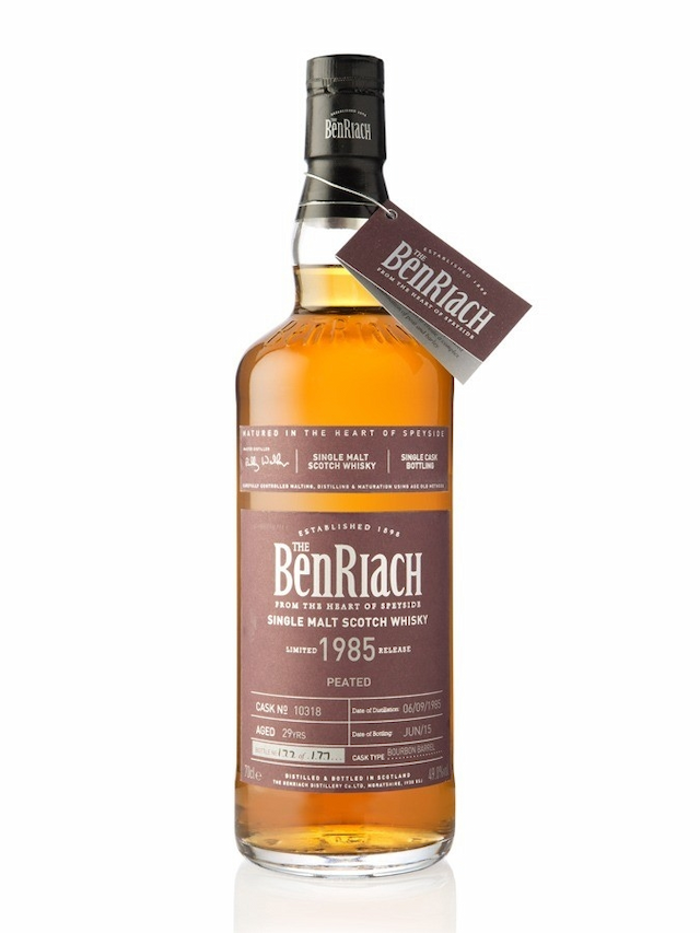 BENRIACH 29 ans 1985 Bourbon Barrel Peated Batch 12