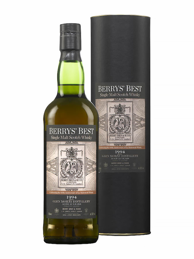 GLEN MORAY 21 ans 1994 - 60 ans LMDW Berry Bros. & Rudd - secondary image - Sélections