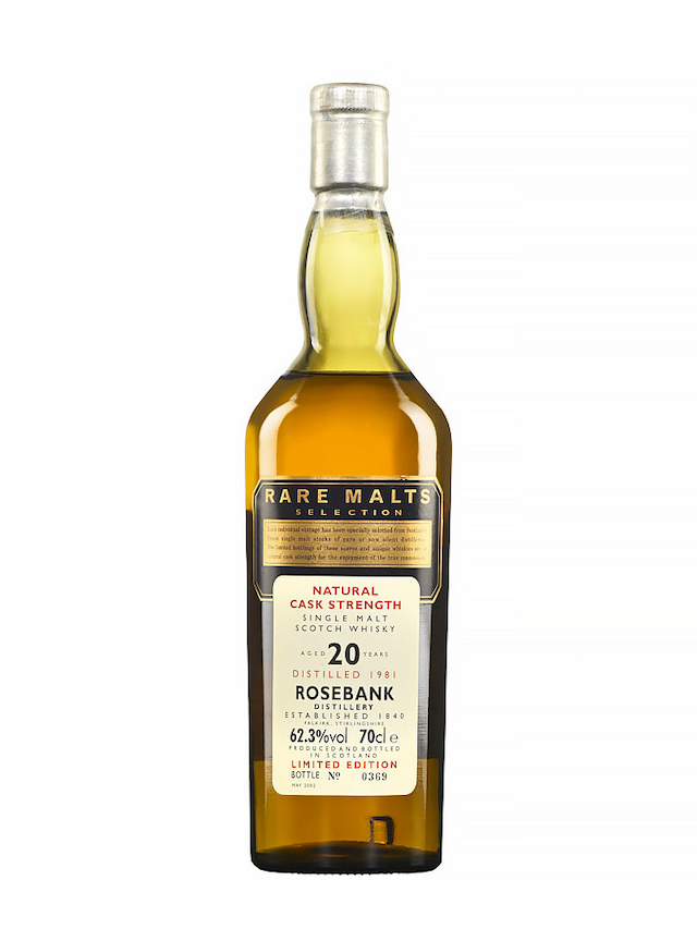 ROSEBANK 20 ans 1981 Rare Malts - visuel secondaire - Whiskies du Monde