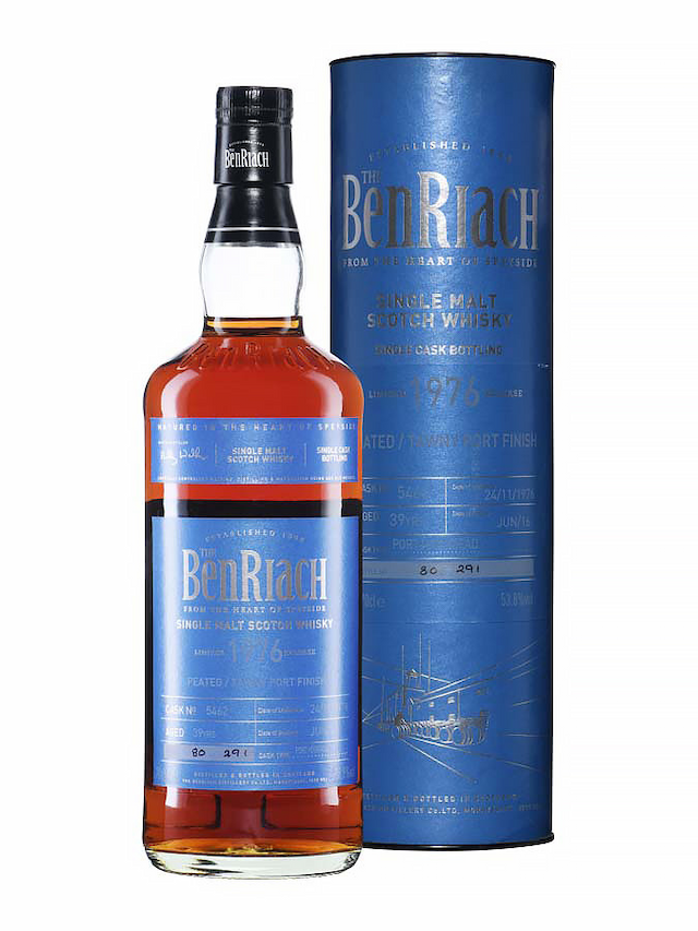 BENRIACH 39 ans 1976 Tawny Port Finish Batch 13 - secondary image - World Whiskies Selection
