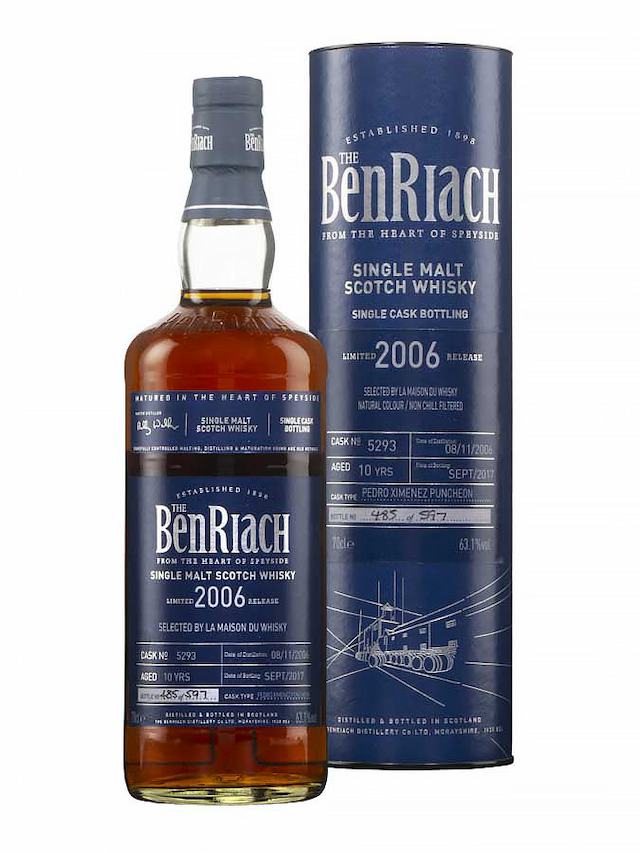 BENRIACH 10 ans 2006 PX Puncheon LMDW Cellar Book - secondary image - Official Bottler