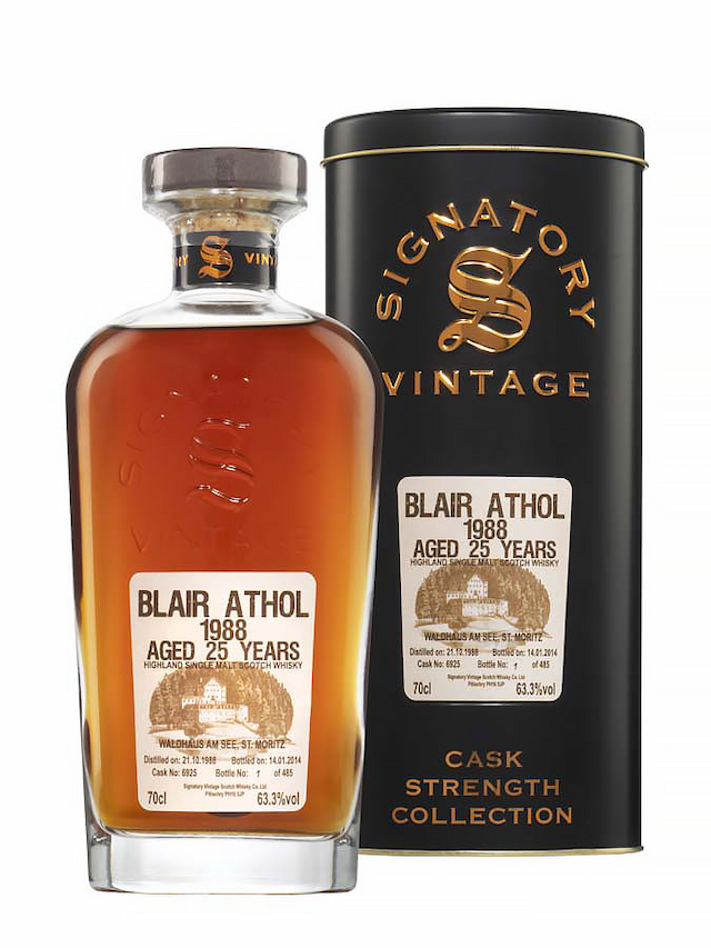 BLAIR ATHOL 25 ans 1988 World of Whisky Signatory Vintage - secondary image - Single Malt