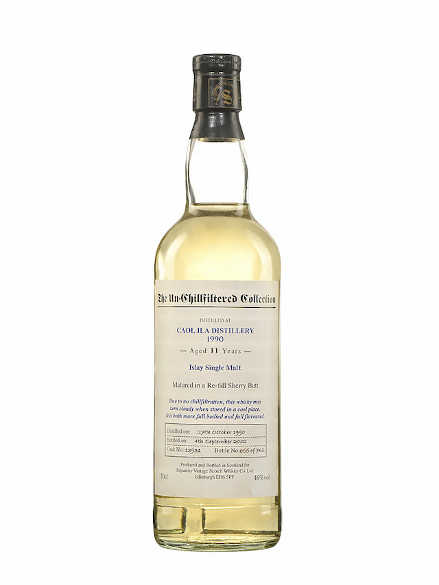 CAOL ILA 11 ans 1990 the un chillfiltered collection Signatory Vintage - secondary image - Single Malt
