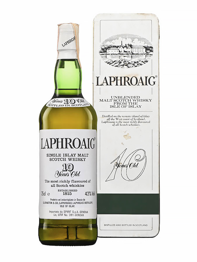 LAPHROAIG 10 ans Old White Label Spirit Spa