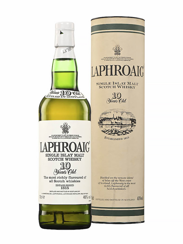 LAPHROAIG 10 ans Pre Royal White Round box - visuel secondaire - Whisky Ecossais