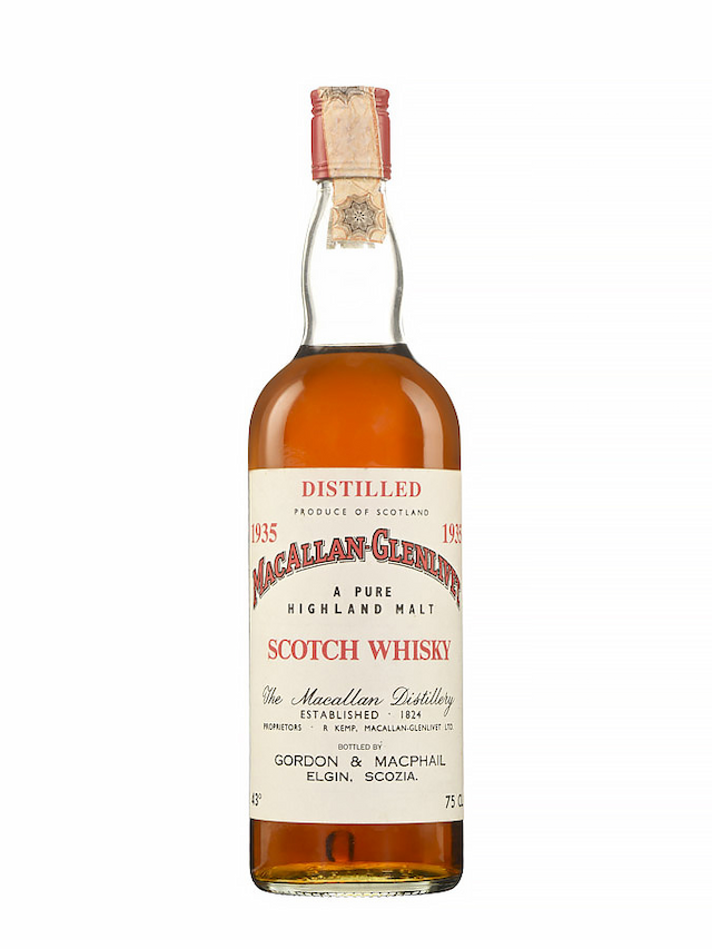 MACALLAN 1935 Whithe&red Label Decanter Gordon & Macphail - visuel secondaire - Selections