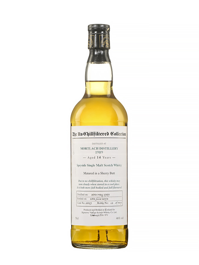 MORTLACH 14 ans 1989 The un chillfiltered Collection Signatory Vintage - main image