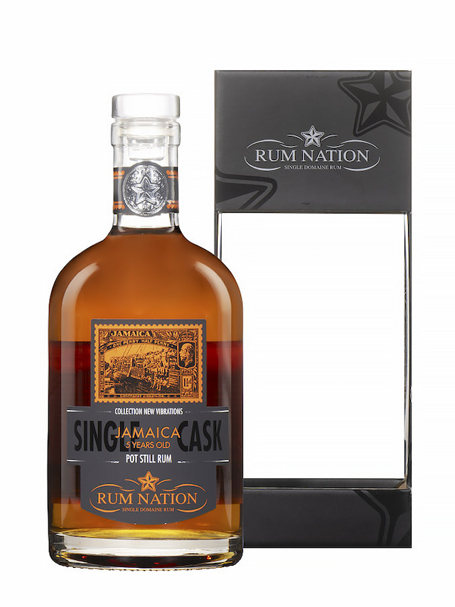 RUM NATION 5 ans 2017 Jamaica single cask PX Whisky Cask New Vibrations - secondary image