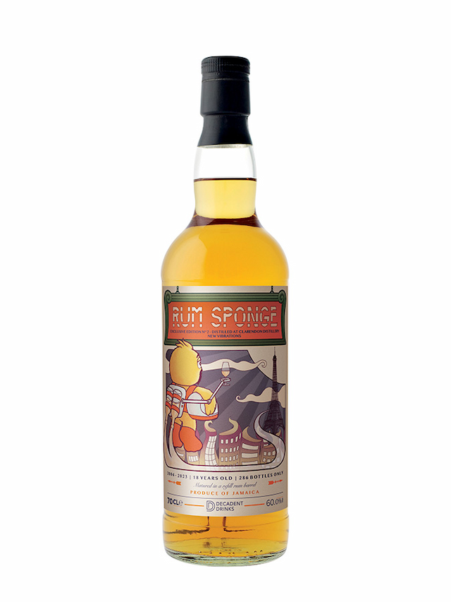 CLARENDON 18 ans 2004 Rum Sponge New Vibrations D.D. - secondary image