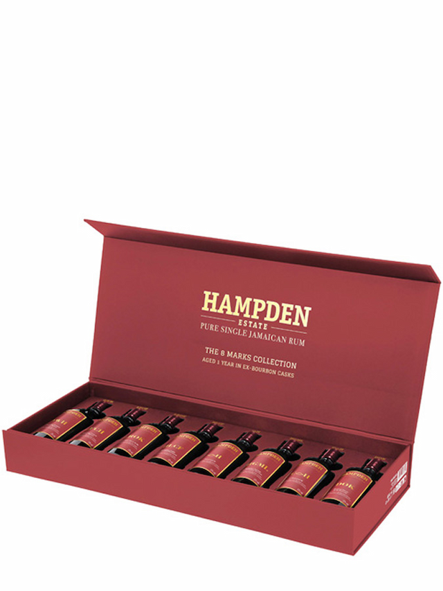 HAMPDEN 1 an Coffret 8 Marks Collection Aged 1 Year in Ex-Bourbon Casks EU - secondary image