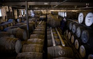 Vieillessement du Whisky dans les chais